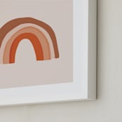 "After the Rain" - Art Print in Desert Rose by Alicia Schultz - Frame Close-up