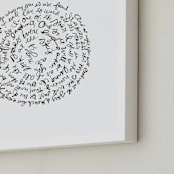 "Little Prince" - Art Print in Black by Dean Street - Frame Close-up