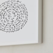 "Little Prince" - Art Print in Black by Dean Street - Frame Close-up
