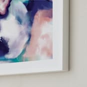 "Breeze" - Art Print in Sapphire by Kerry Doyle - Frame Close-up