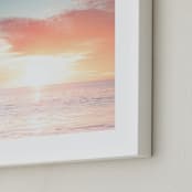 "social sorbet 5" - Art Print in Peach by Kamala Nahas - Frame Close-up