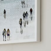 "Melancolia3" - Art Print in Blue melancholia by Lulaloo - Frame Close-up
