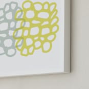 "meet me" - Art Print in celadon by tina johnson - Frame Close-up