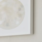 "Full Moon One" - Art Print in Golden Light by Emily Magone - Frame Close-up