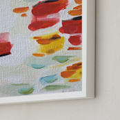 "sky writing" - Art Print in titanium white by Beth Allen - Frame Close-up