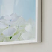 "Hydrangea Bouquet" - Art Print in Winter by Justine Elliott - Frame Close-up