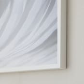 "Cloud Pebble 2" - Art Print in white on white by Jenny Phillips - Frame Close-up