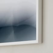 "Haze" - Art Print in indigo by Sarah Luna - Frame Close-up