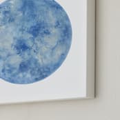 "Blue Moon" - Art Print in Blue Moon by Emily Magone - Frame Close-up