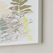 "Fern Palooza" - Art Print in Earth colors by Aimee Siberon - Frame Close-up