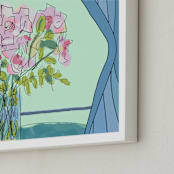 "The Scent of You" - Art Print in Minty Green by Stuart Heir - Frame Close-up