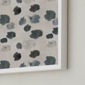 "Dalmatian Dots" - Art Print in Neutrals by Melissa Marcarelli - Frame Close-up