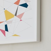 "Fractured" - Art Print in Bright by Andi Pahl - Frame Close-up