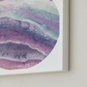 "Mineral 06" - Art Print in Dusk by Lily Hanna - Frame Close-up