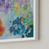"Jumbled" - Art Print in multi-colored by Blair Culwell Staky - Frame Close-up