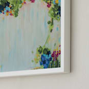 "Overgrown" - Art Print in multi-colored by Blair Culwell Staky - Frame Close-up