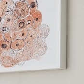 "natures glory" - Art Print in blush  by Neeta Sawhney - Frame Close-up