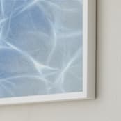 "Drift." - Art Print in Blue by Laura Browning - Frame Close-up