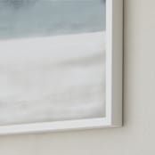 "Sand Dunes No.1" - Art Print in Sky Blue by Melinda Denison - Frame Close-up