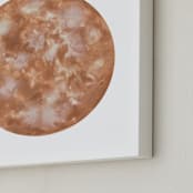 "Copper Moon" - Art Print in Copper by Emily Magone - Frame Close-up