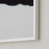 "The Plunge (right)" - Art Print in stark white by Amanda Phelps - Frame Close-up