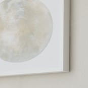 "Full Moon Two" - Art Print in Warm Light by Emily Magone - Frame Close-up