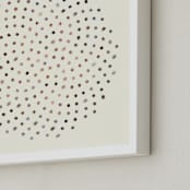 "Spectrum No.9" - Art Print in Rust  by Kevin Robinson - Frame Close-up
