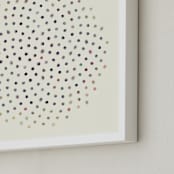 "Spectrum No.4" - Art Print in Blue Gray  by Kevin Robinson - Frame Close-up