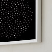 "Spectrum No.1" - Art Print in black and white by Kevin Robinson - Frame Close-up