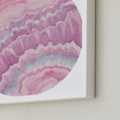 "Mineral 05" - Art Print in Sunrise by Lily Hanna - Frame Close-up