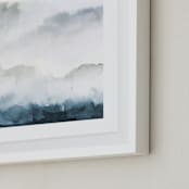 "Wake II-B" - Art Print in Shadow by Lindsay Megahed - Frame Close-up