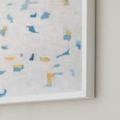 "sunlit blues" - Art Print in sunlit blue by tina johnson - Frame Close-up