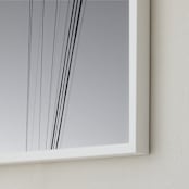 "Skywires 18" - Art Print in Misty Grey by Sonia L. Johansen - Frame Close-up