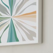 "Exhilaration " - Art Print in mushroom by Lisa McLean - Frame Close-up