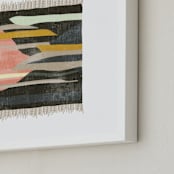 "tapestry 1" - Art Print in coal by Kate Capone - Frame Close-up