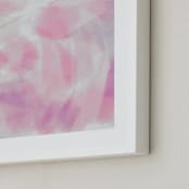 "Whimsy Sugar Plums" - Art Print in Vibrant Primrose by Melissa Agular - Frame Close-up