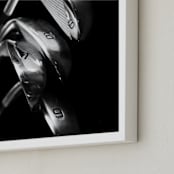 "Tee Time 3 (Black & White Edition)" - Art Print in Black & White by Shannon Howard - Frame Close-up