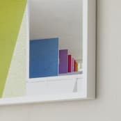 "Palm Springs 3" - Art Print in Urban Springtime by Shannon Howard - Frame Close-up