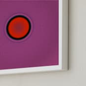 "Sun in the dust. Variations 53" - Art Print in Magenta Red by Arash Fattahi Acosta - Frame Close-up