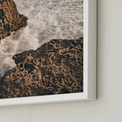 "Seaside #47" - Art Print in Rocky Water by Tal Paz-Fridman - Frame Close-up