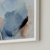 "Unbound" - Art Print in Blue gray by Arohika Verma - Frame Close-up