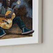 "Freedom Song" - Art Print in NATIVE FLORA by Curtis Newkirk - Frame Close-up