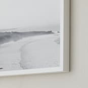 "In a Coastal Reverie " - Art Print in Mist by Shannon Howard - Frame Close-up