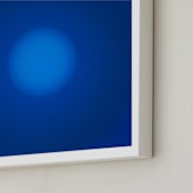 "Sun in the dust. Variations 30" - Art Print in Deep Blue by Arash Fattahi Acosta - Frame Close-up