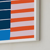 "Holding Space Three" - Art Print in Soft Pink by Katie Craig - Frame Close-up