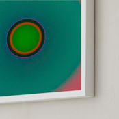"Sun in the dust. Variations 47" - Art Print in Cyan Magenta by Arash Fattahi Acosta - Frame Close-up