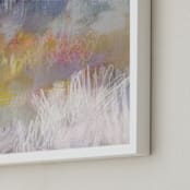 "Just before Nightfall, II" - Art Print in Sienna gold by Jacquelyn Sloane Siklos - Frame Close-up