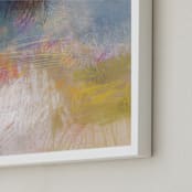 "Just before nightfall, I" - Art Print in Dusk Blue by Jacquelyn Sloane Siklos - Frame Close-up