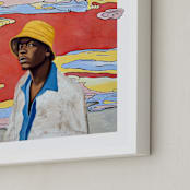 "Die Empty" - Art Print in POWDERED PETALS by Curtis Newkirk - Frame Close-up