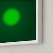 "Sun in the dust. Variations 32" - Art Print in Chroma Green by Arash Fattahi Acosta - Frame Close-up